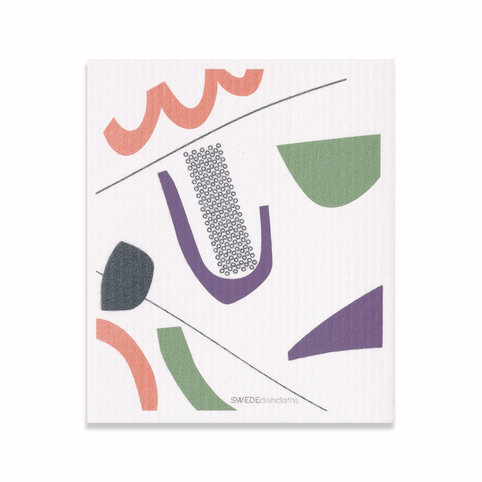 Eco-Friendly Swedish Dishcloths - Abstract A (Paper Towel Replacement) - SWEDEdishcloths.com