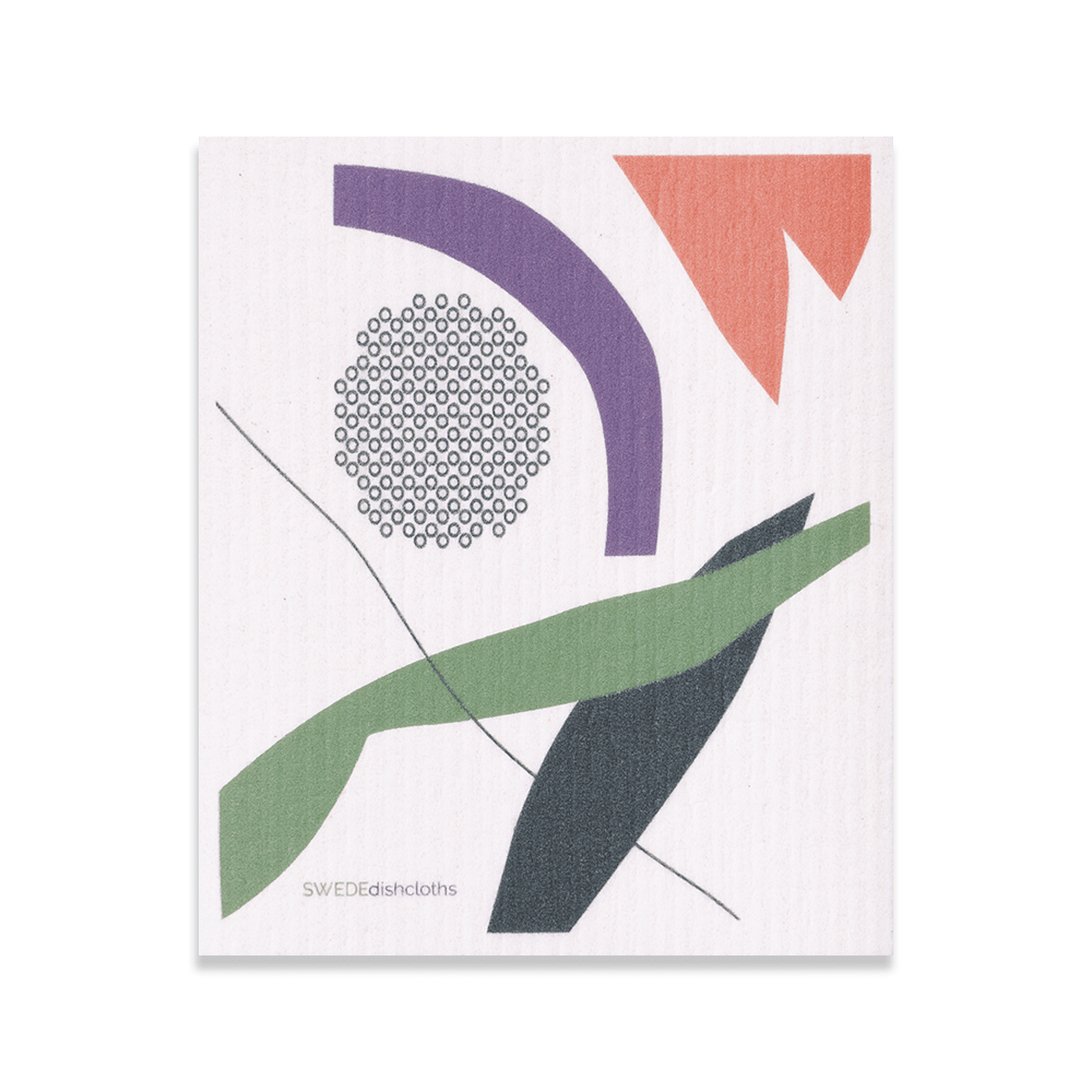 Eco-Friendly Swedish Dishcloths - Abstract C (Paper Towel Replacement) - SWEDEdishcloths.com