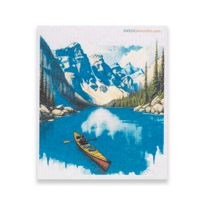 Eco-Friendly Swedish Dishcloths - Mixed Lake Set of 3 (Paper Towel Replacements, One of Each Design) - SWEDEdishcloths.com