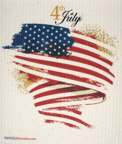 4th of July Swedish Dishcloths | ECO Friendly Absorbent Cleaning Cloth