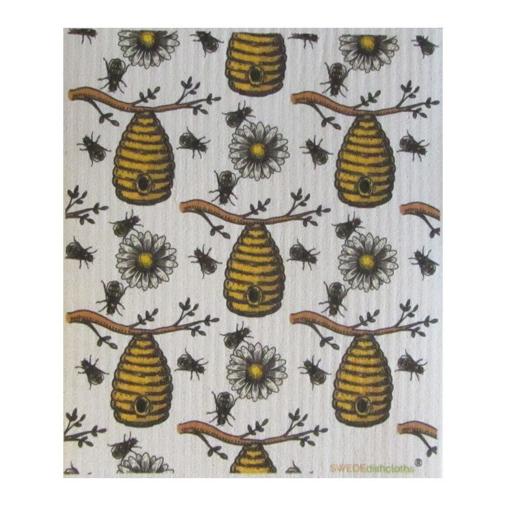 Bees/Honey One cloth Swedish Dishcloths | ECO Friendly Absorbent Cleaning Cloth - SWEDEdishcloths.com