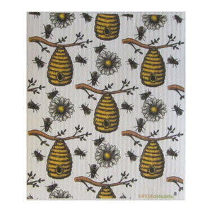 Bees/Honey One cloth Swedish Dishcloths | ECO Friendly Absorbent Cleaning Cloth - SWEDEdishcloths.com