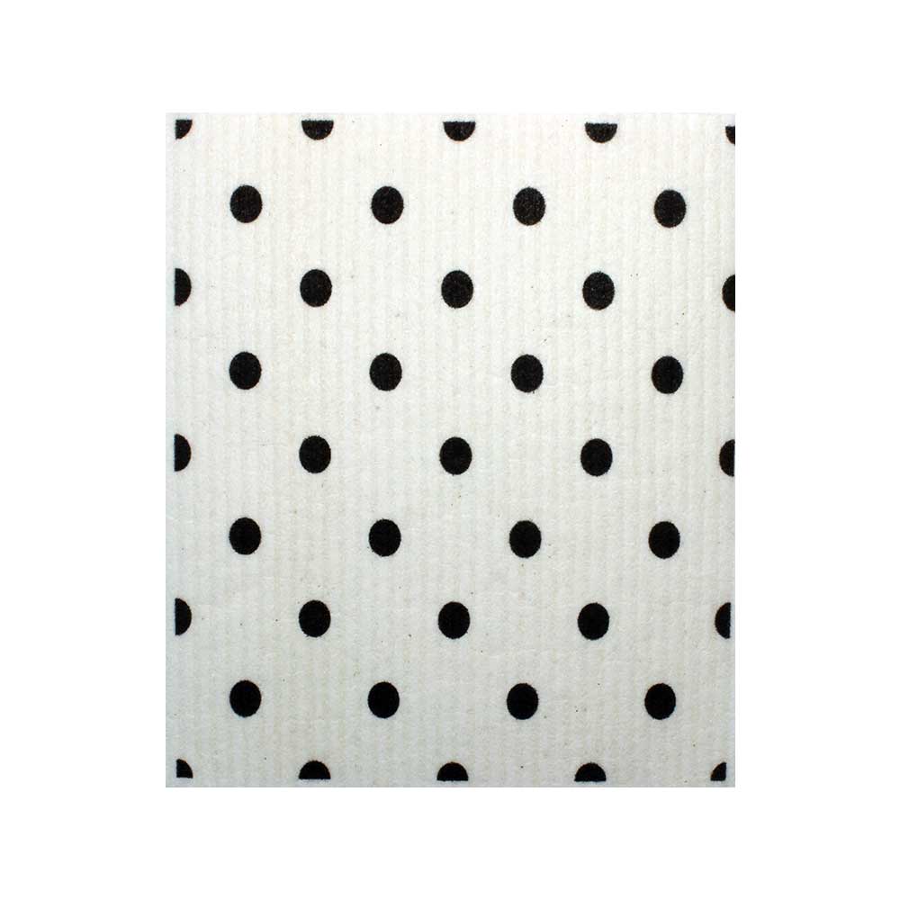 B&W Large Ellipse Swedish Dishcloth: Eco-Friendly, Reusable, Super Absorbent | SWEDEdishcloths - SWEDEdishcloths.com
