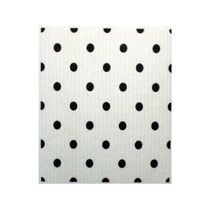 B&W Large Ellipse Swedish Dishcloth: Eco-Friendly, Reusable, Super Absorbent | SWEDEdishcloths - SWEDEdishcloths.com