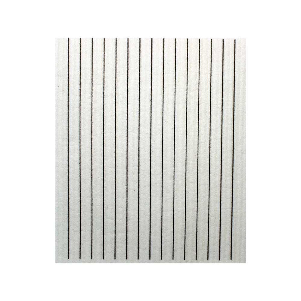 B&W Line Pattern One cloth Swedish Dishcloths | ECO Friendly Absorbent Cleaning Cloth - SWEDEdishcloths.com
