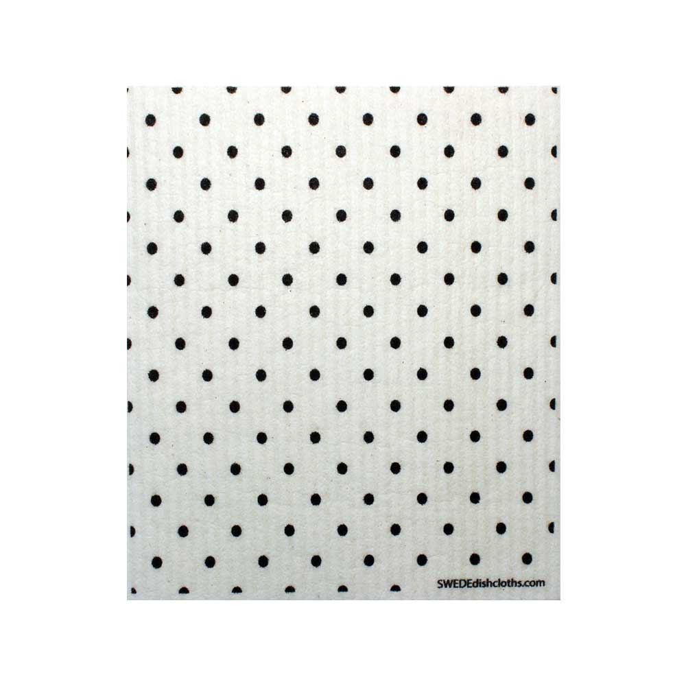 B&W Small Elipse Pattern One cloth Swedish Dishcloths | ECO Friendly Absorbent Cleaning Cloth - SWEDEdishcloths.com