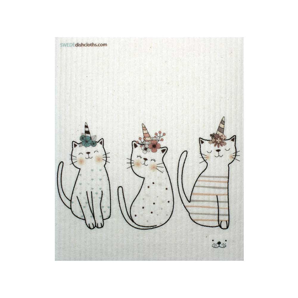 Caticorn B One cloth Swedish Dishcloths | ECO Friendly Absorbent Cleaning Cloth - SWEDEdishcloths.com