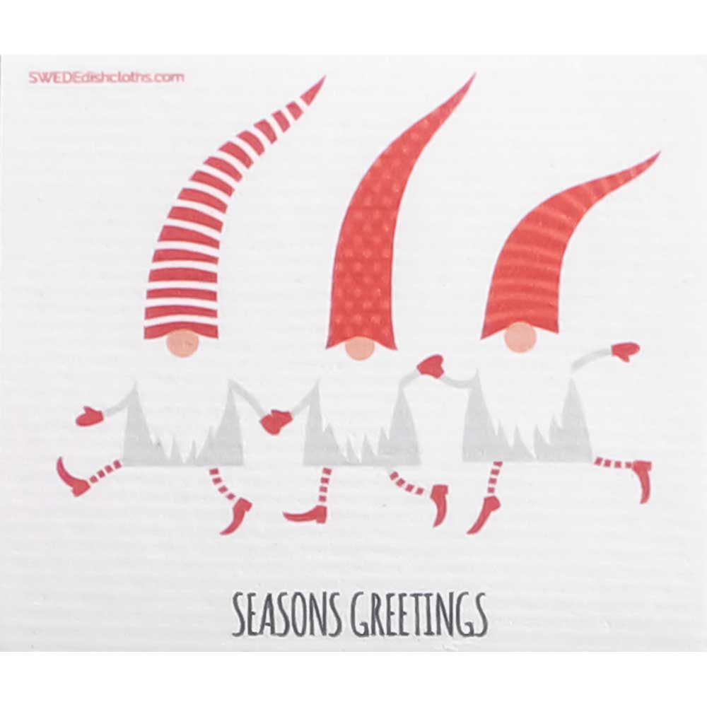 Dancing Elves Swedish Dishcloth | ECO Friendly Absorbent Cleaning Cloth - SWEDEdishcloths.com