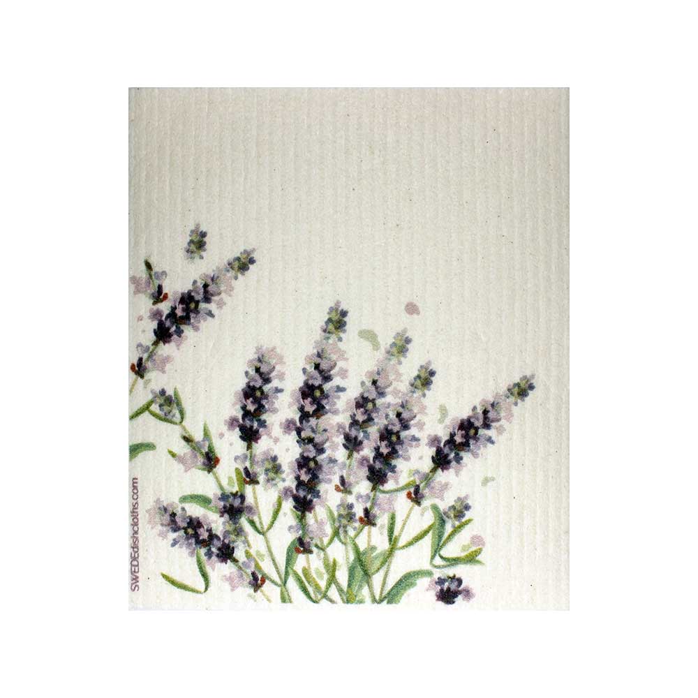 Lavender Flowers Swedish Dishcloths | ECO Friendly Absorbent Cleaning Cloth - SWEDEdishcloths.com