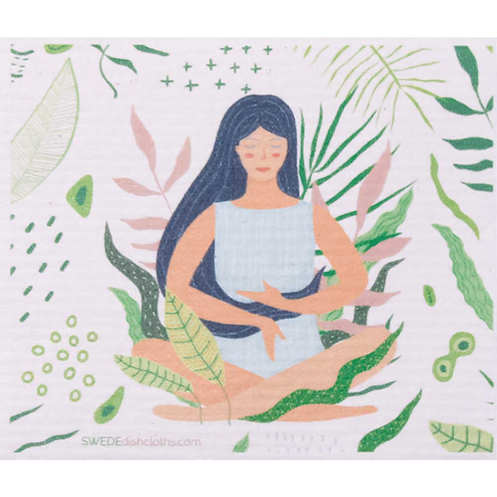 Meditation Swedish Dishcloth | ECO Friendly Absorbent Cleaning Cloth - SWEDEdishcloths.com