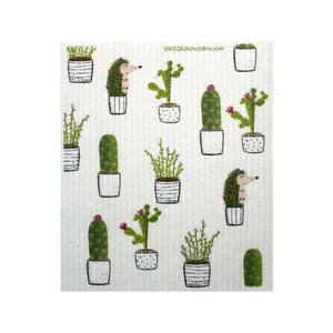 Mixed Cactus Set of 3 cloths (One of each design) Swedish Dishcloths ECO Absorbent Cleaning Cloth - SWEDEdishcloths.com