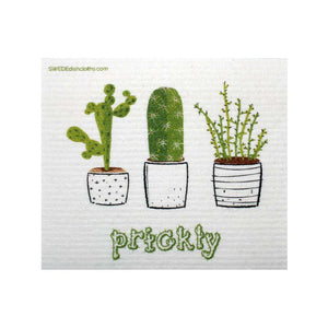 Mixed Cactus Set of 3 cloths (One of each design) Swedish Dishcloths ECO Absorbent Cleaning Cloth - SWEDEdishcloths.com