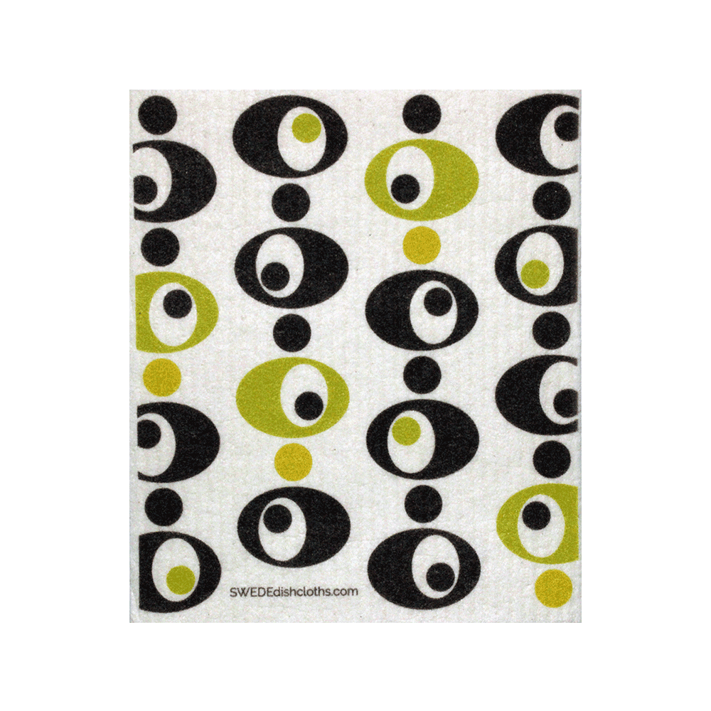 Modern Circles One Swedish Dishcloth - SWEDEdishcloths.com