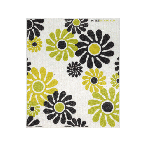 Modern Flowers One Swedish Dishcloth - SWEDEdishcloths.com