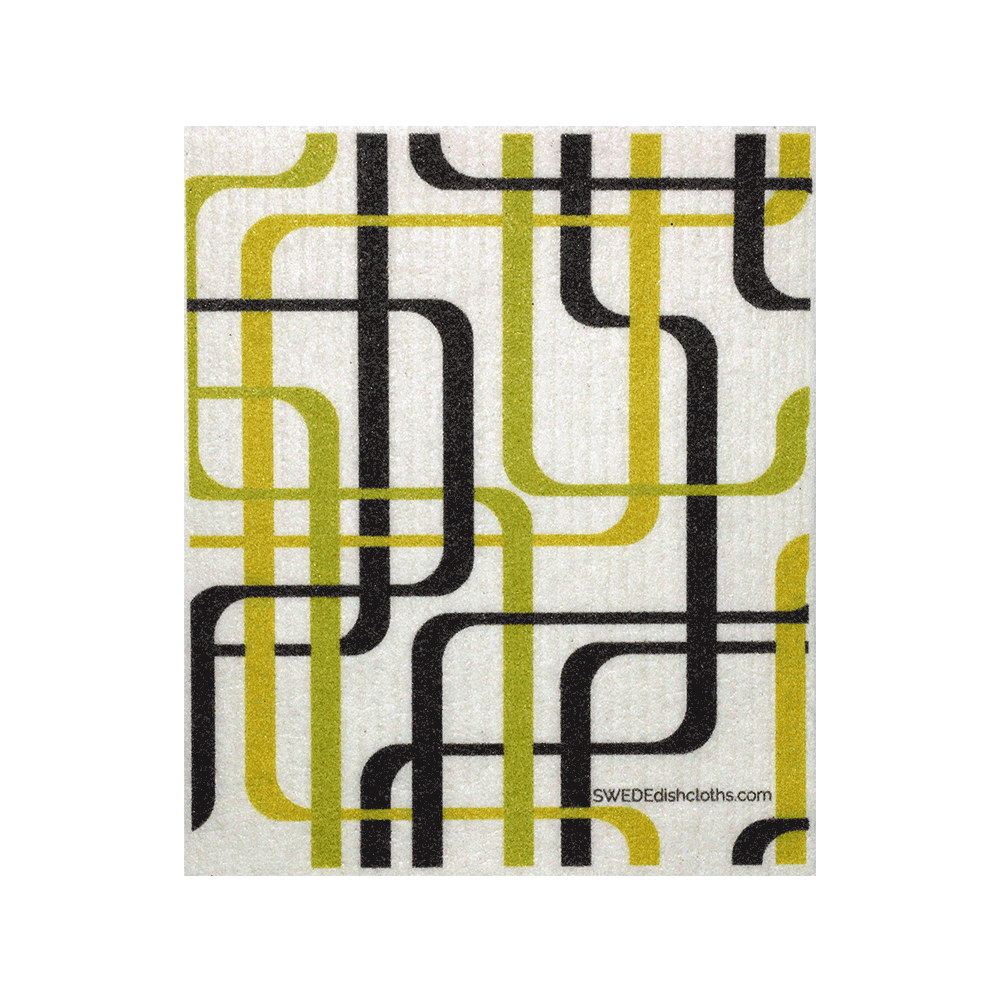 Modern Lines One Swedish Dishcloth - SWEDEdishcloths.com