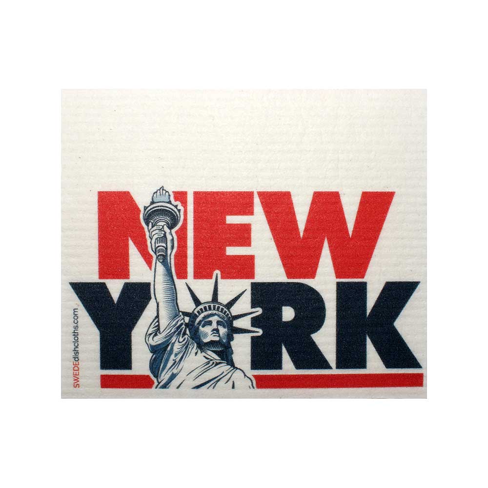 NYC Statue of Liberty One cloth Swedish Dishcloths | ECO Friendly Absorbent Cleaning Cloth - SWEDEdishcloths.com