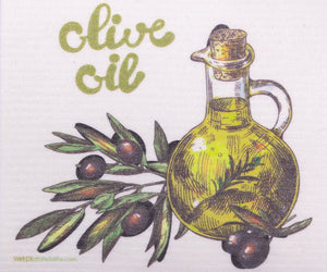 Olive Oil Single | ECO Friendly Absorbent Cleaning Cloth - SWEDEdishcloths.com
