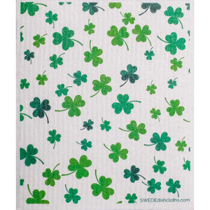 Saint Patricks 2021 Set of 3 Swedish Dishcloths (One of each design) | ECO Friendly | Reusable Cleaning Spongecloth - SWEDEdishcloths.com