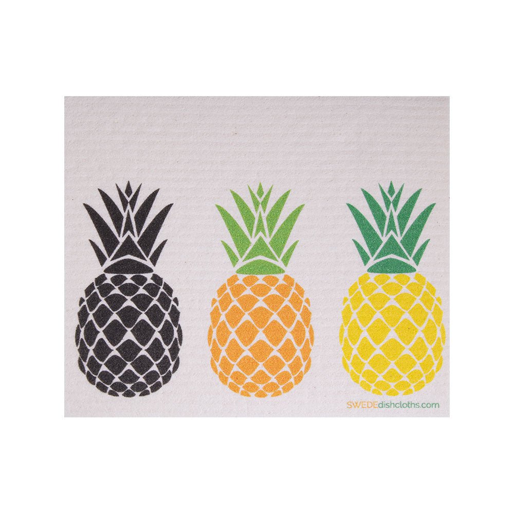 Swedish Dishcloth (3 Pineapples) Single Paper Towel Replacement | Swededishcloths - SWEDEdishcloths.com