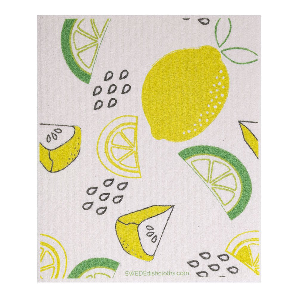 Swedish Dishcloth (Lemon Lime) Single Paper Towel Replacement | Swededishcloths - SWEDEdishcloths.com