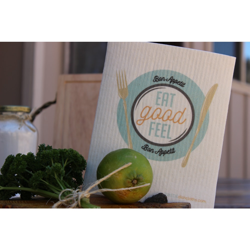 Swedish Dishcloth One Swedish Dishcloth 2 Spring Butterflies Design - 1