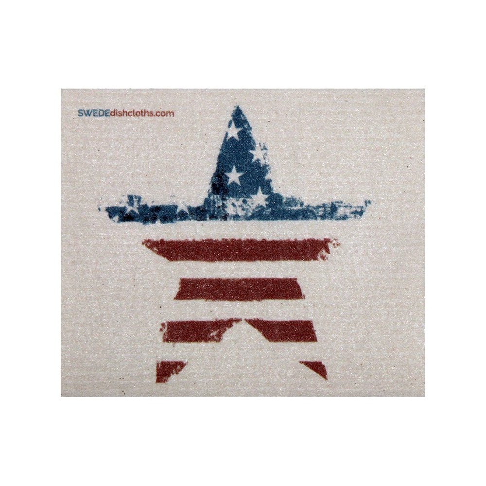 Swedish Dishcloth One Swedish Dishcloth American Star Design - SWEDEdishcloths.com