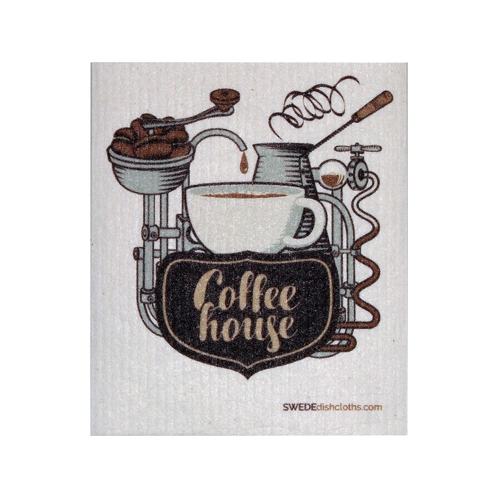 Swedish Dishcloth One Swedish Dishcloth CoffeeHouse Design - SWEDEdishcloths.com
