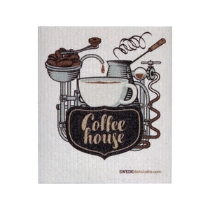 Swedish Dishcloth One Swedish Dishcloth CoffeeHouse Design - SWEDEdishcloths.com