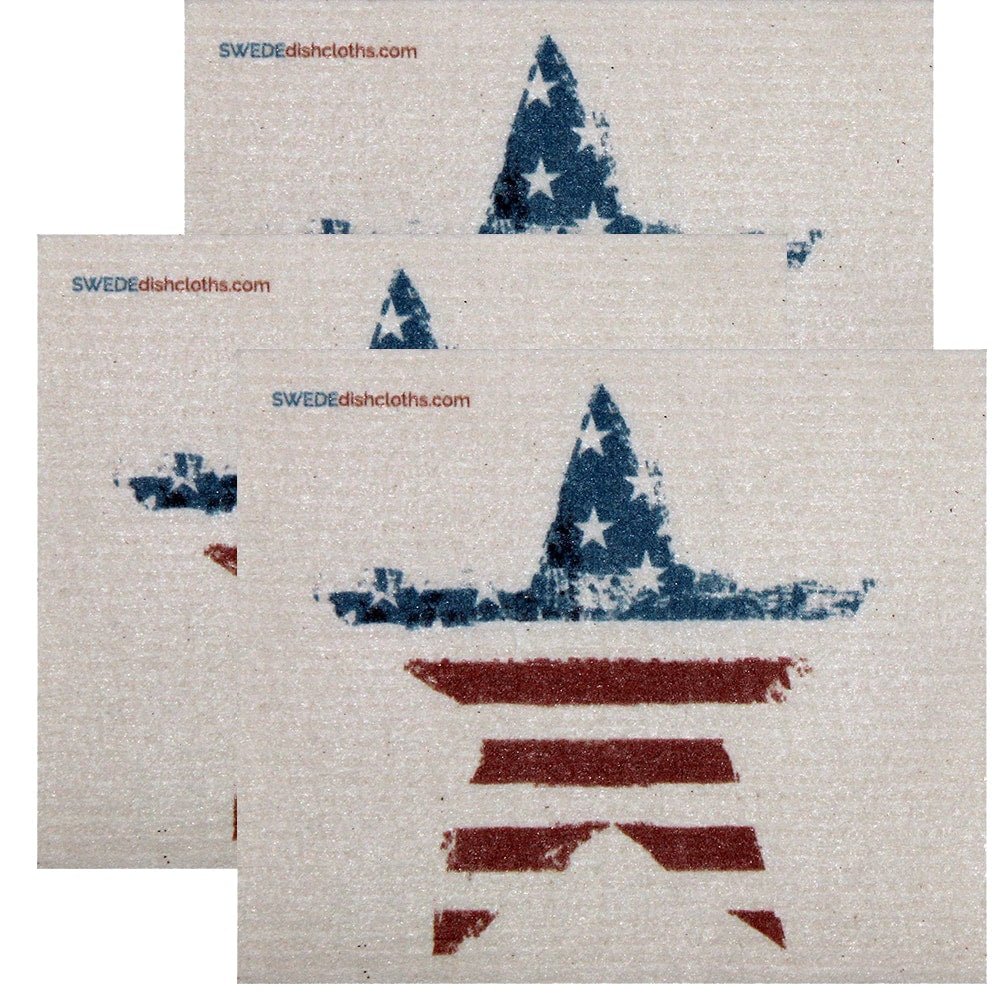 Swedish Dishcloth Set of 3 each Swedish Dishcloths American Star Design - SWEDEdishcloths.com