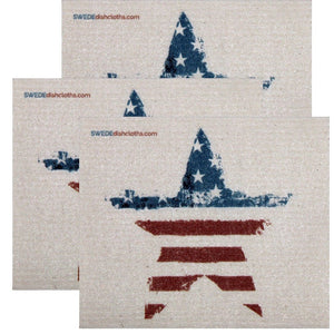 Swedish Dishcloth Set of 3 each Swedish Dishcloths American Star Design - SWEDEdishcloths.com