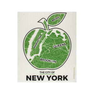 Swedish Dishcloths Mixed NYC Set of 3 cloths (one of each design) Eco Friendly Absorbent Cleaning Cloth - SWEDEdishcloths.com