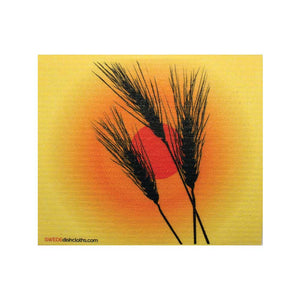Wheat Silhouette One cloth Swedish Dishcloths | ECO Friendly Absorbent Cleaning Cloth - SWEDEdishcloths.com